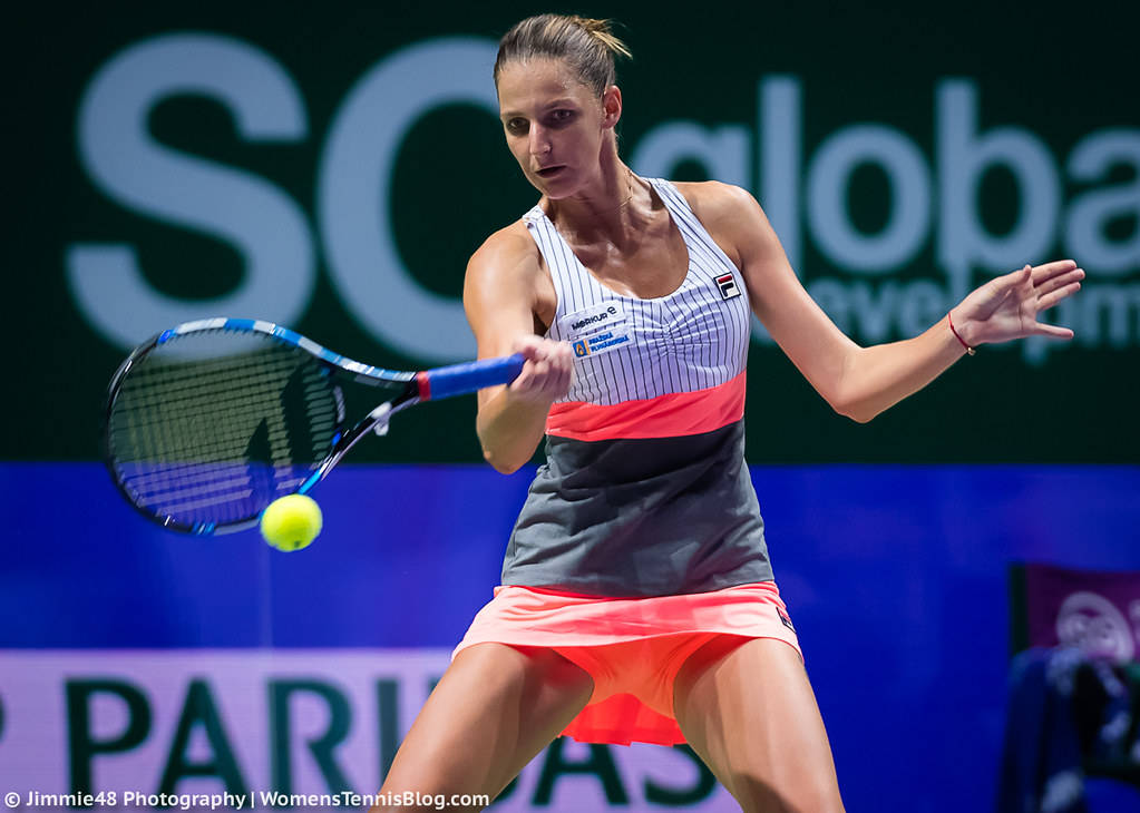 Karolina Pliskova Volley Shot