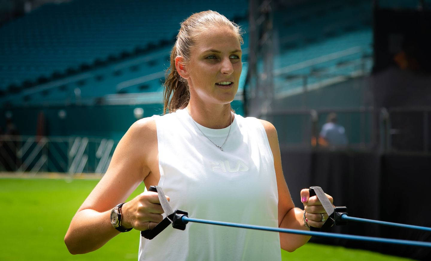 Karolina Pliskova Workout