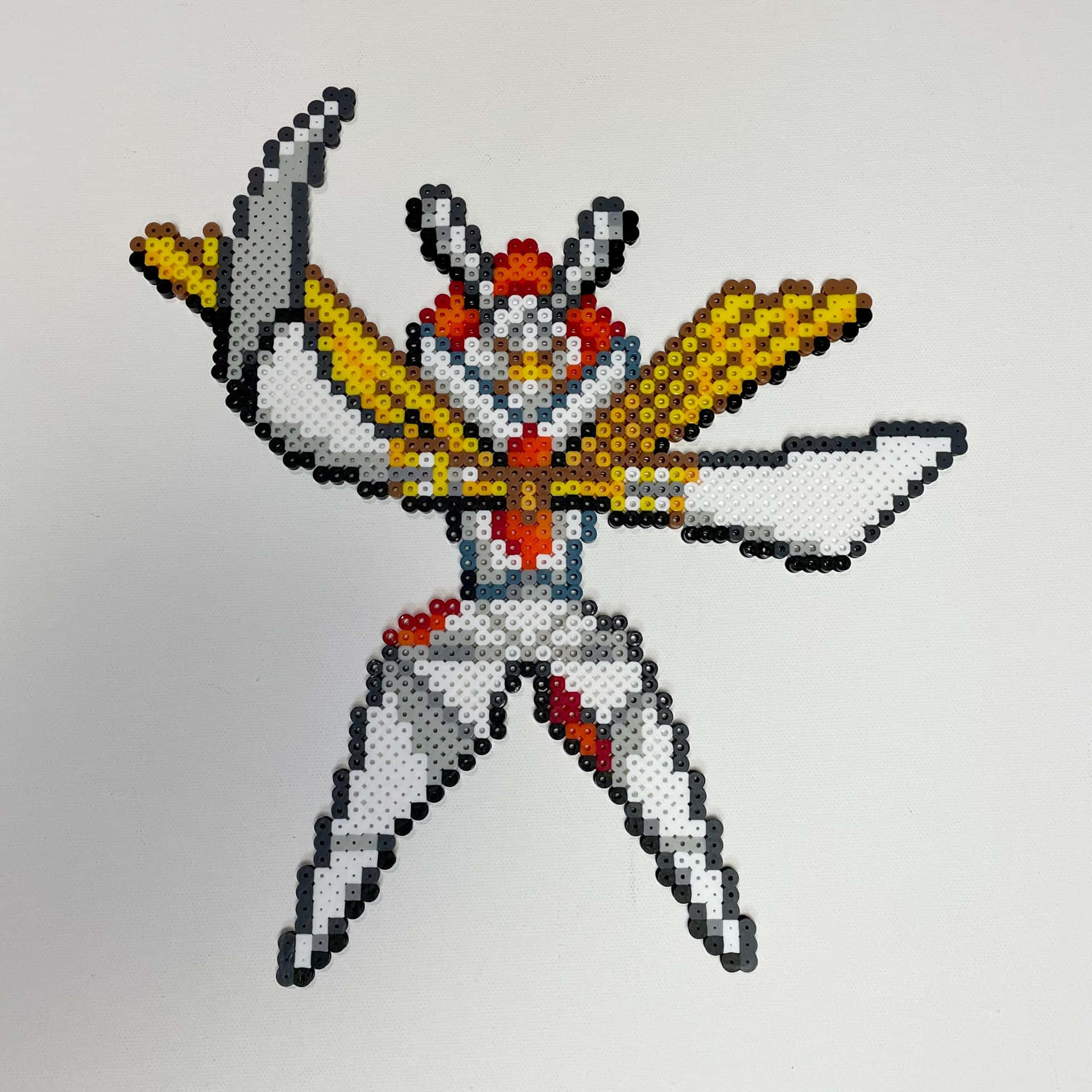 Kartana Pixel Art On White Background