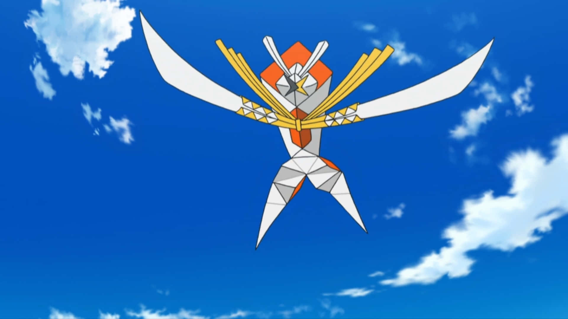 Kartana Pokemon Soaring In The Sky