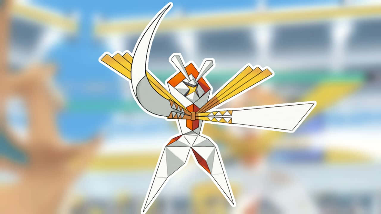 Kartana Pokemon With Blurred Background Background
