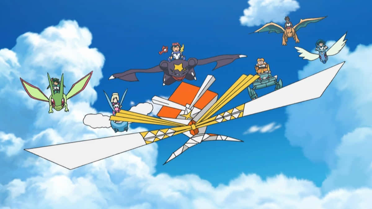 Kartana With Other Flying Pokemon
