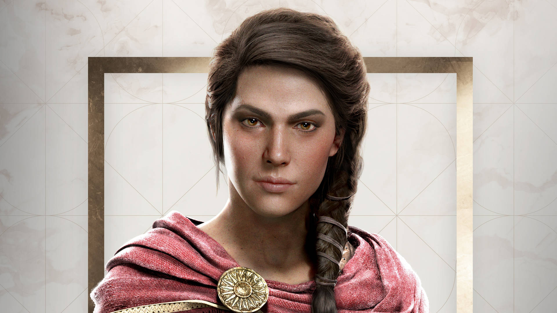 Kassandra Assassin's Creed Odyssey Poster Background
