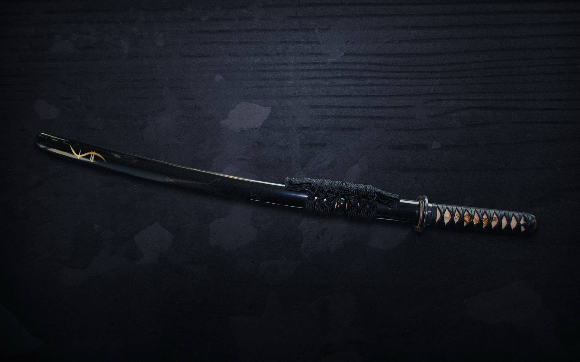 Katana Sword In Its Scabbard Background