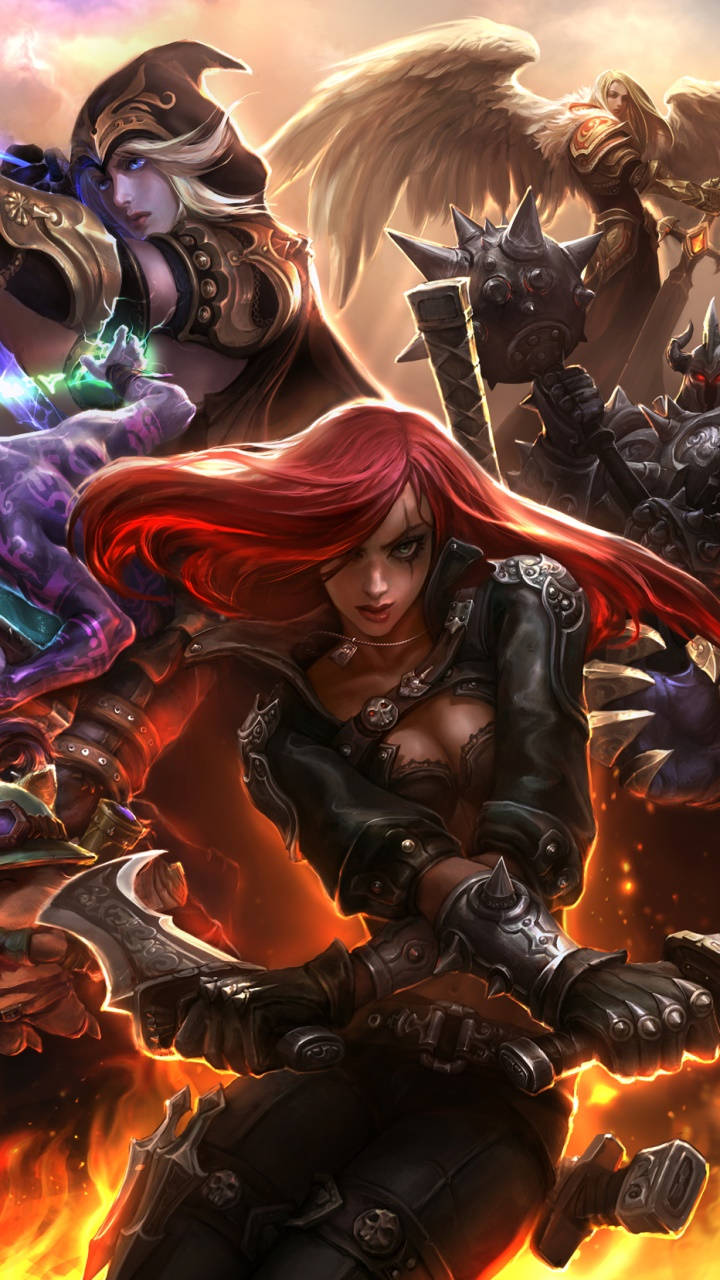 Katarina League Of Legends Iphone Background