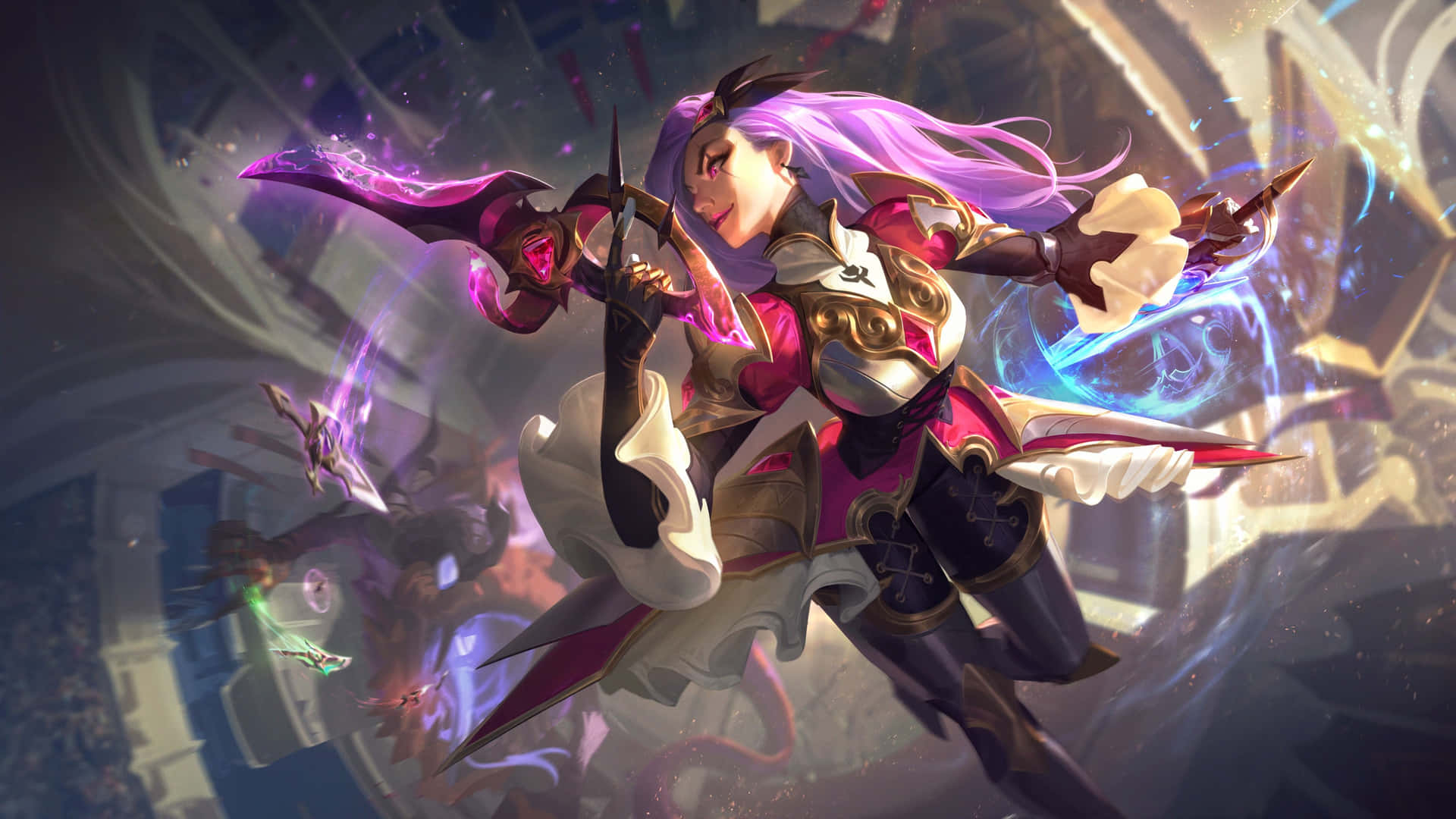 Katarina Leagueof Legends Artwork Background