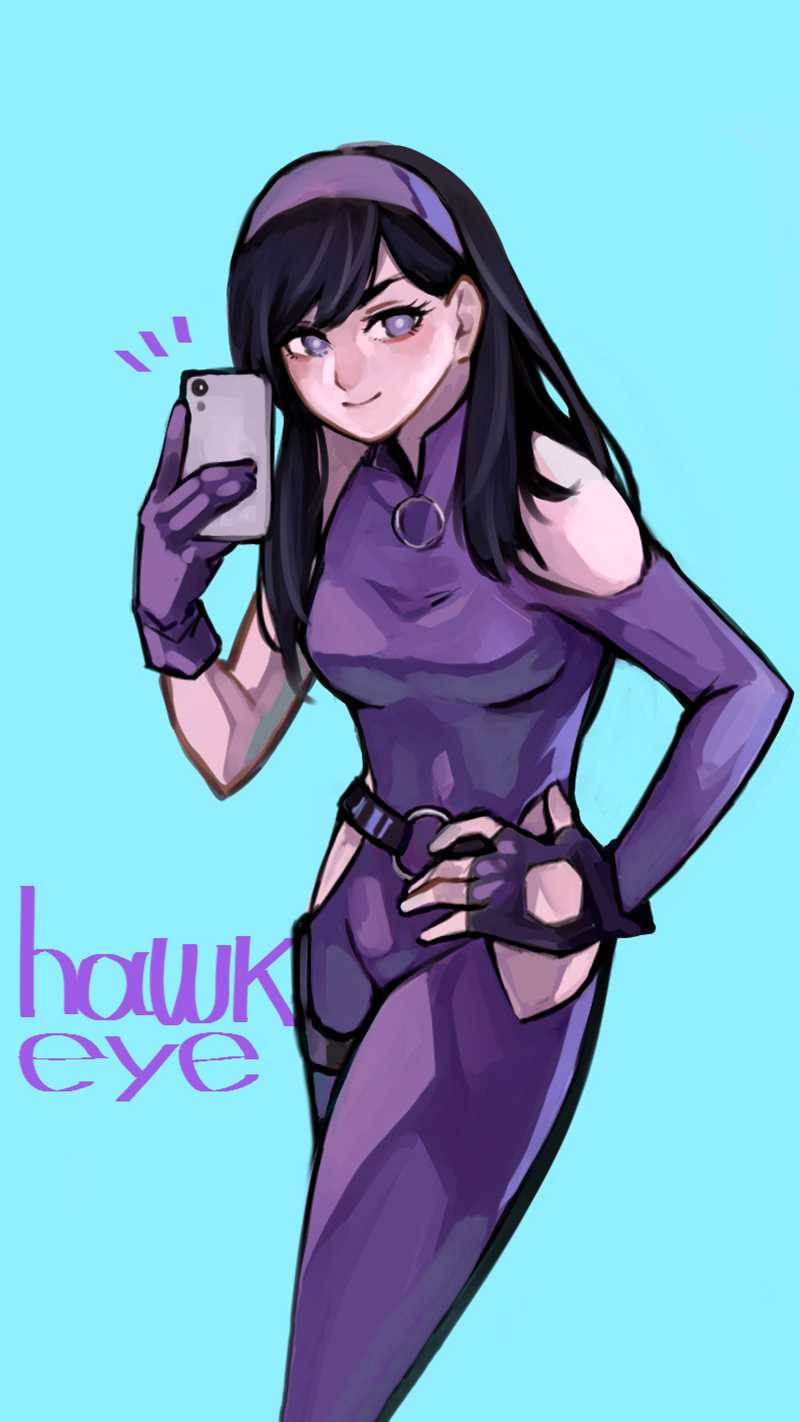 Kate Bishop Cute Fan Art Background