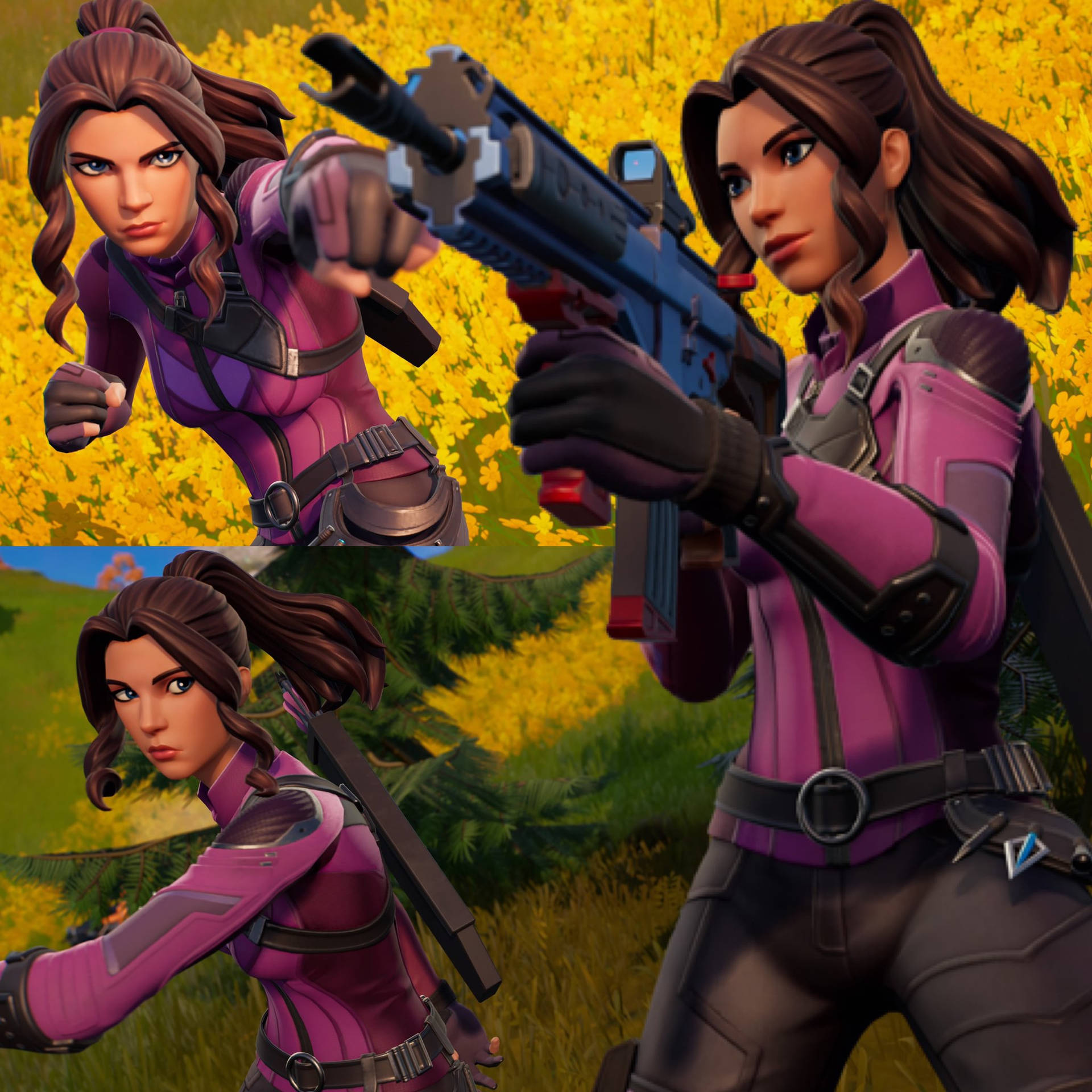 Kate Bishop Hawkeye Fortnite Art