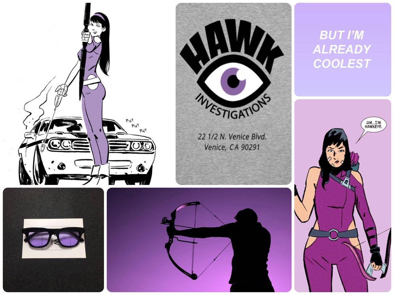 Kate Bishop Hawkeye Mood Board