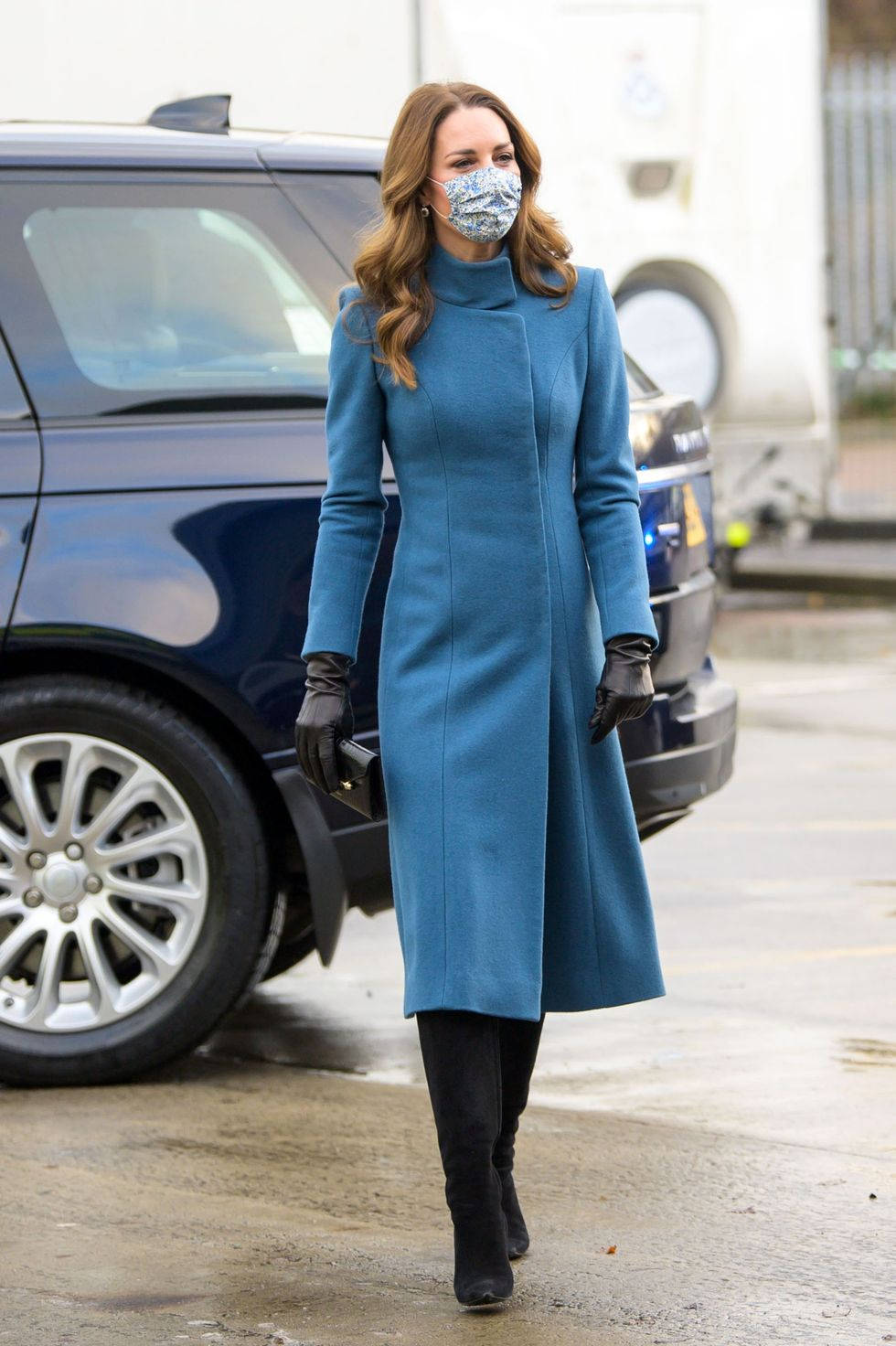 Kate Middleton In Catherine Walker Coat Background
