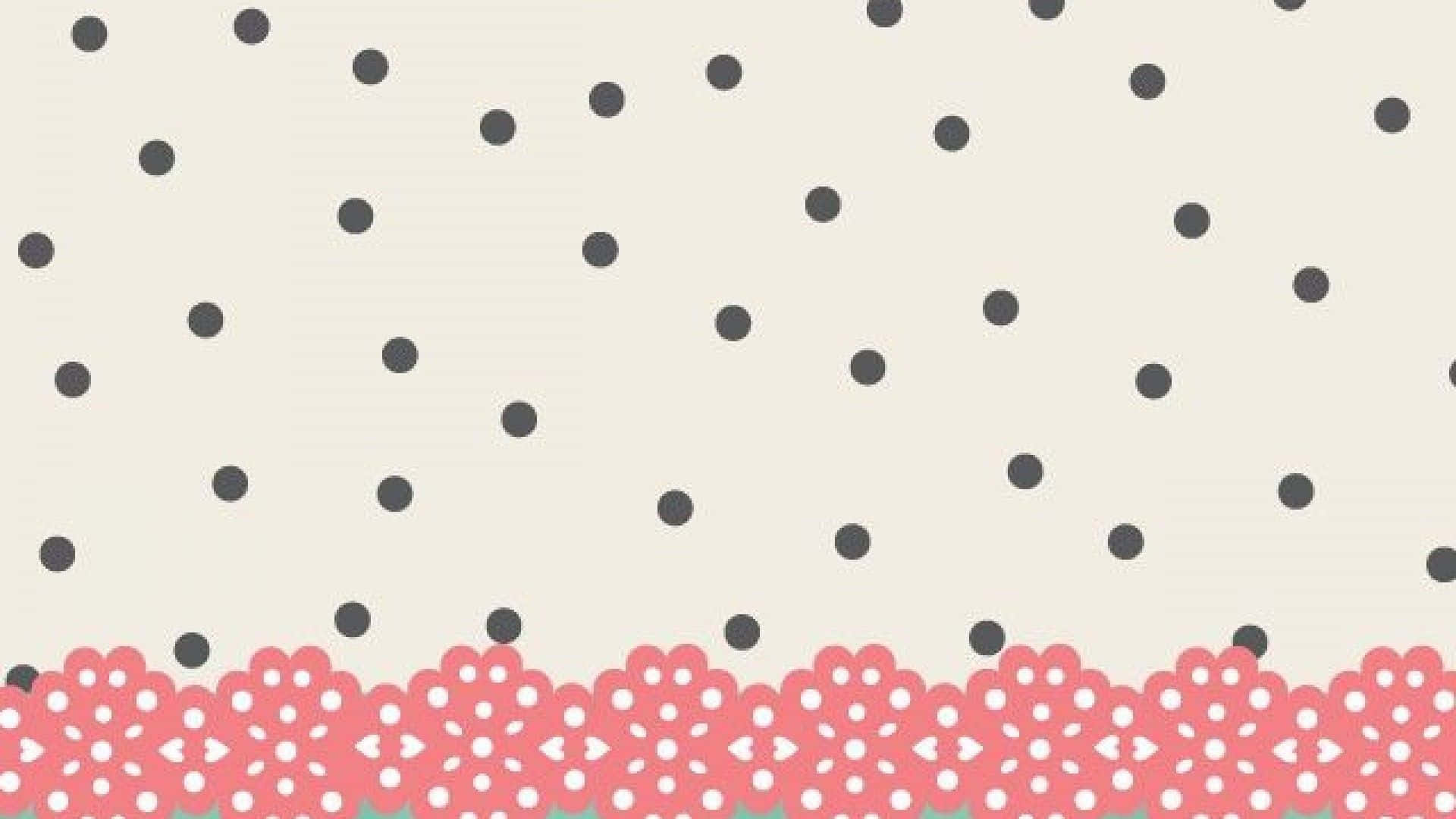 Kate Spade Desktop Flower Pattern Dots Background