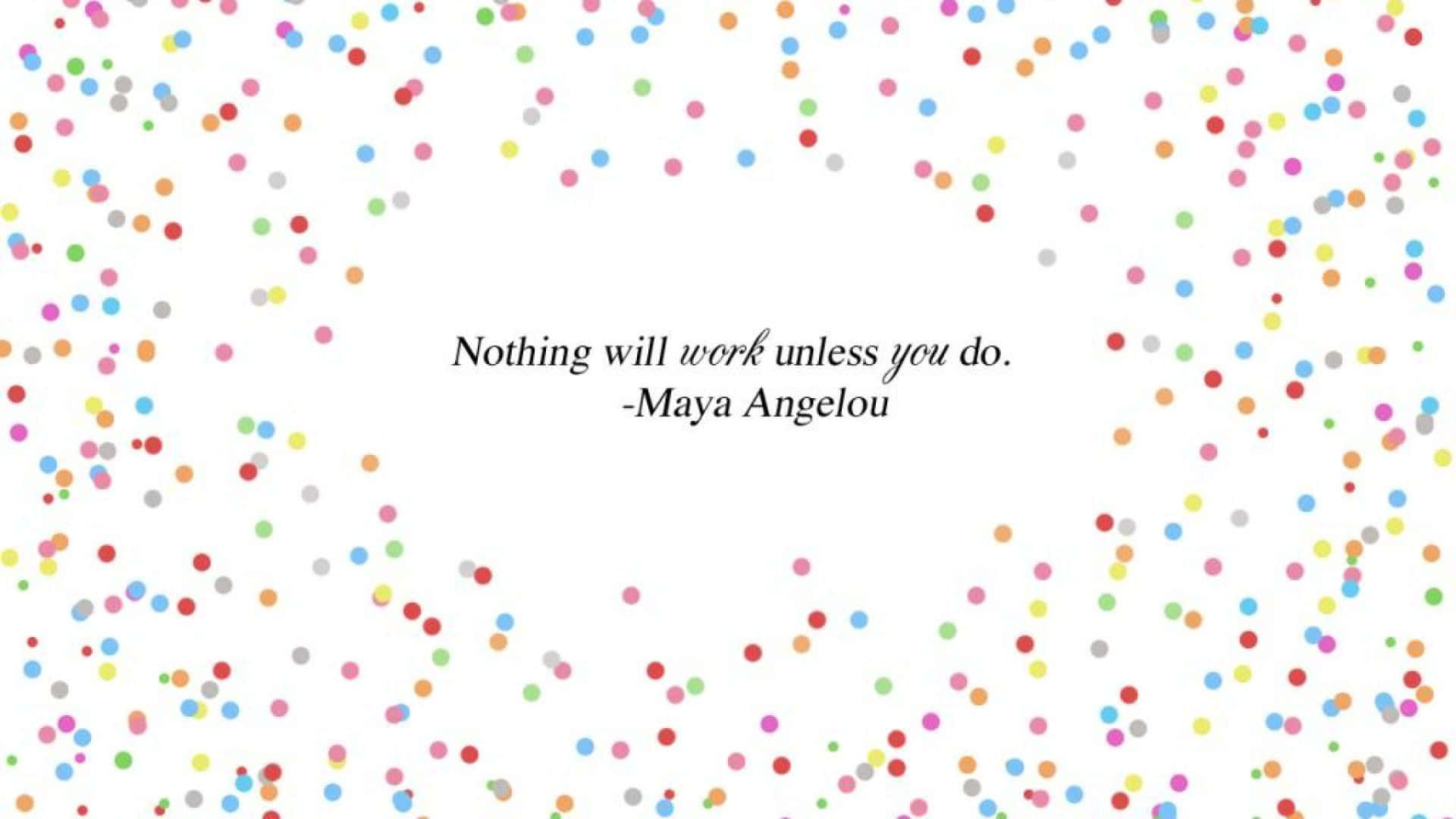 Kate Spade Desktop Maya Angelou Quote Background