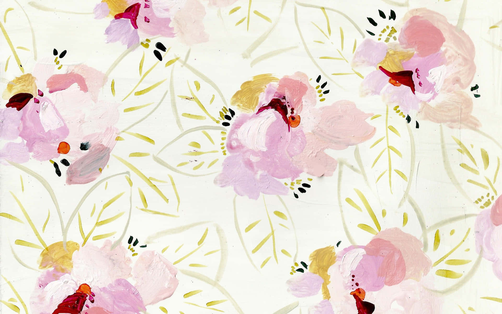 Kate Spade Desktop Pink Flowers Background