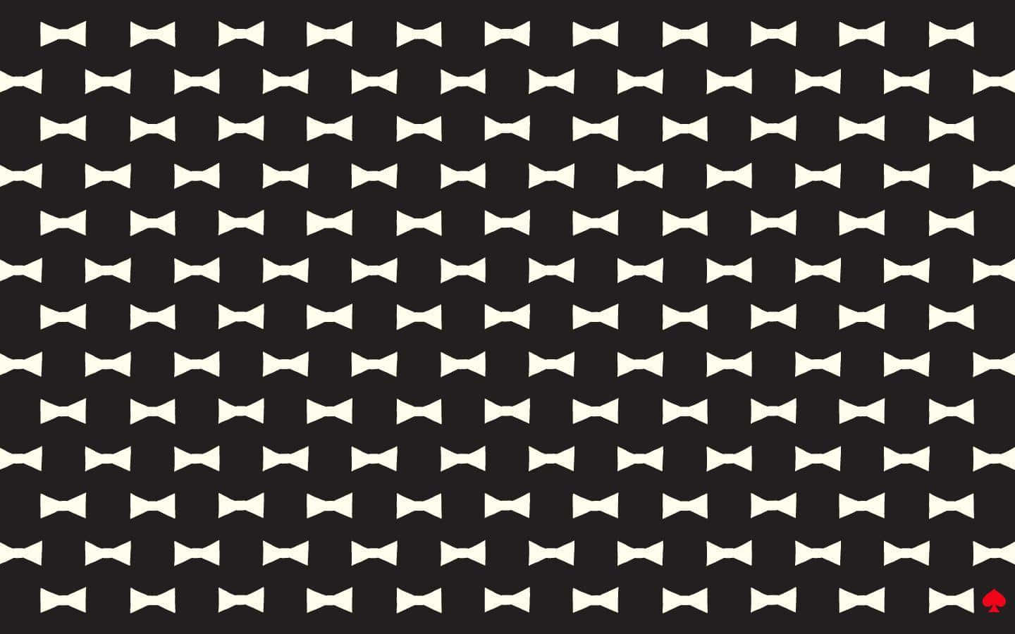 Kate Spade Desktop White Bowties Pattern Background