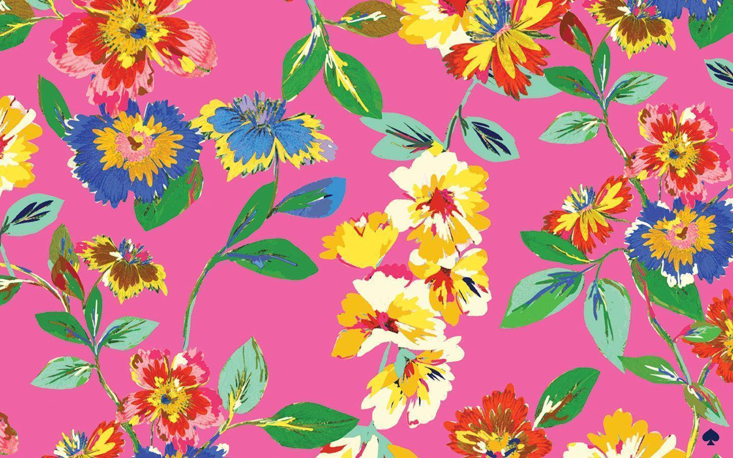 Kate Spade Flower Painting Background