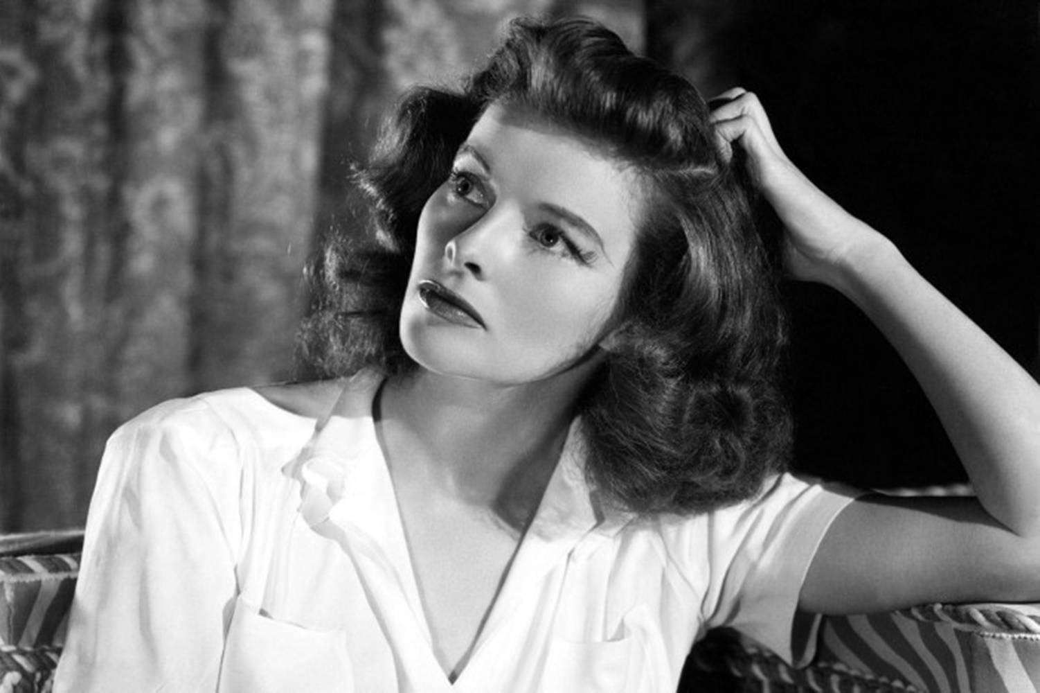 Katharine Hepburn Vintage Photo Background