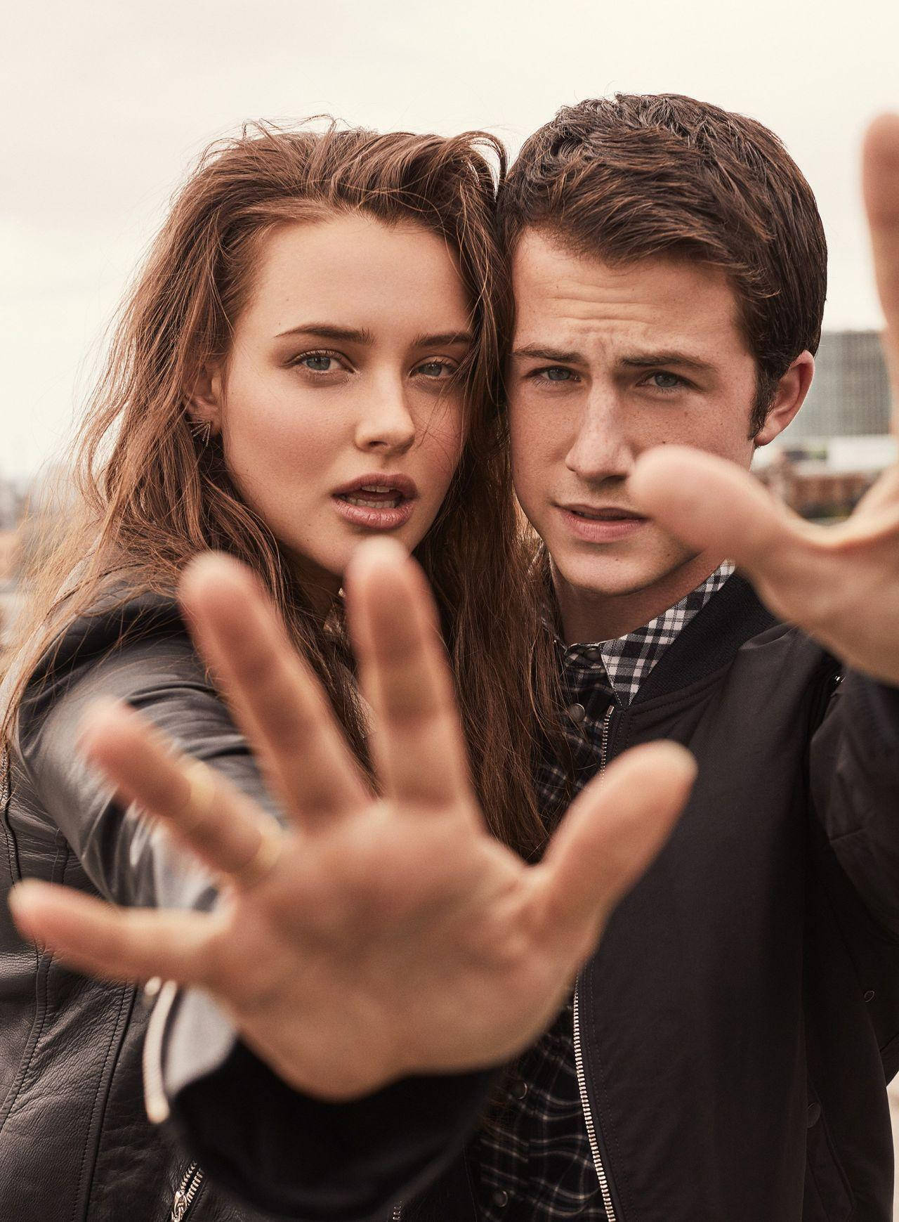 Katherine Langford And Dylan Minnette Background