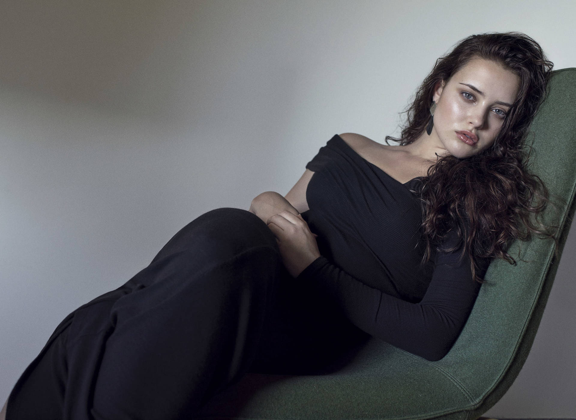 Katherine Langford In Couch Background