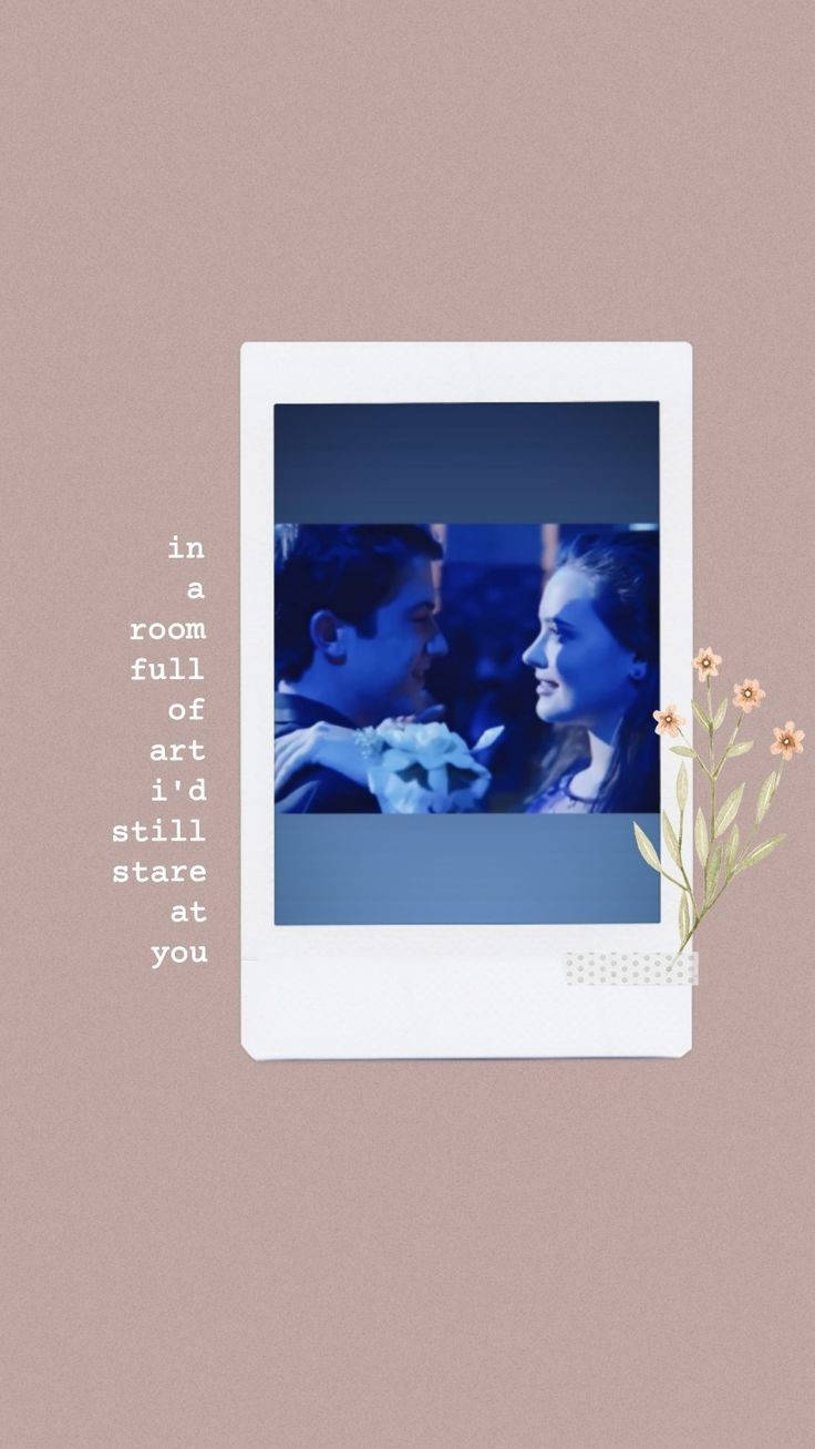 Katherine Langford Love Quote Background