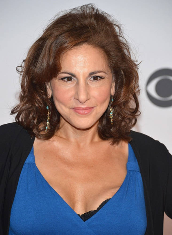 Kathy Najimy Hot In Blue Background