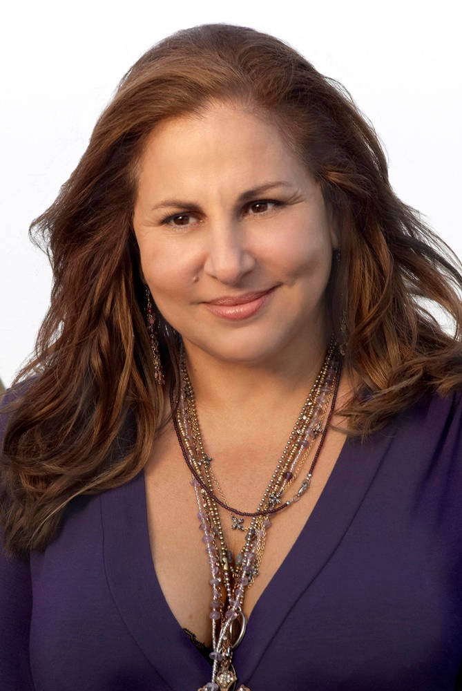 Kathy Najimy In A Dark Purple Top