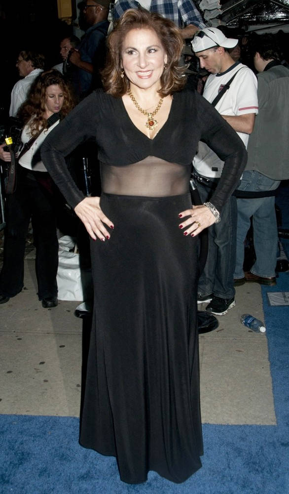 Kathy Najimy In Black See-through Gown Background