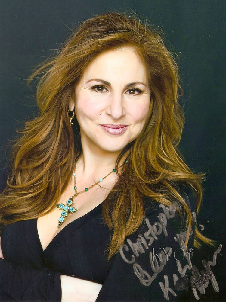 Kathy Najimy In Her Brown Wavy Hair