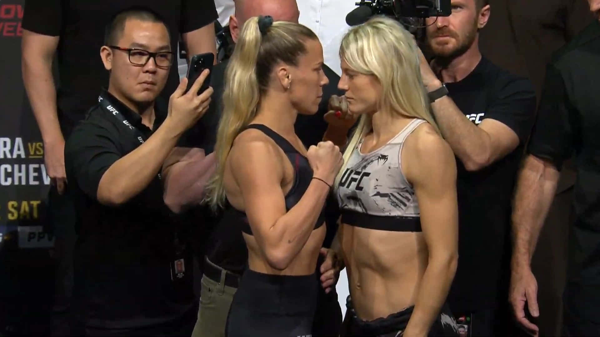 Katlyn Chookagian Intense Face-off Background