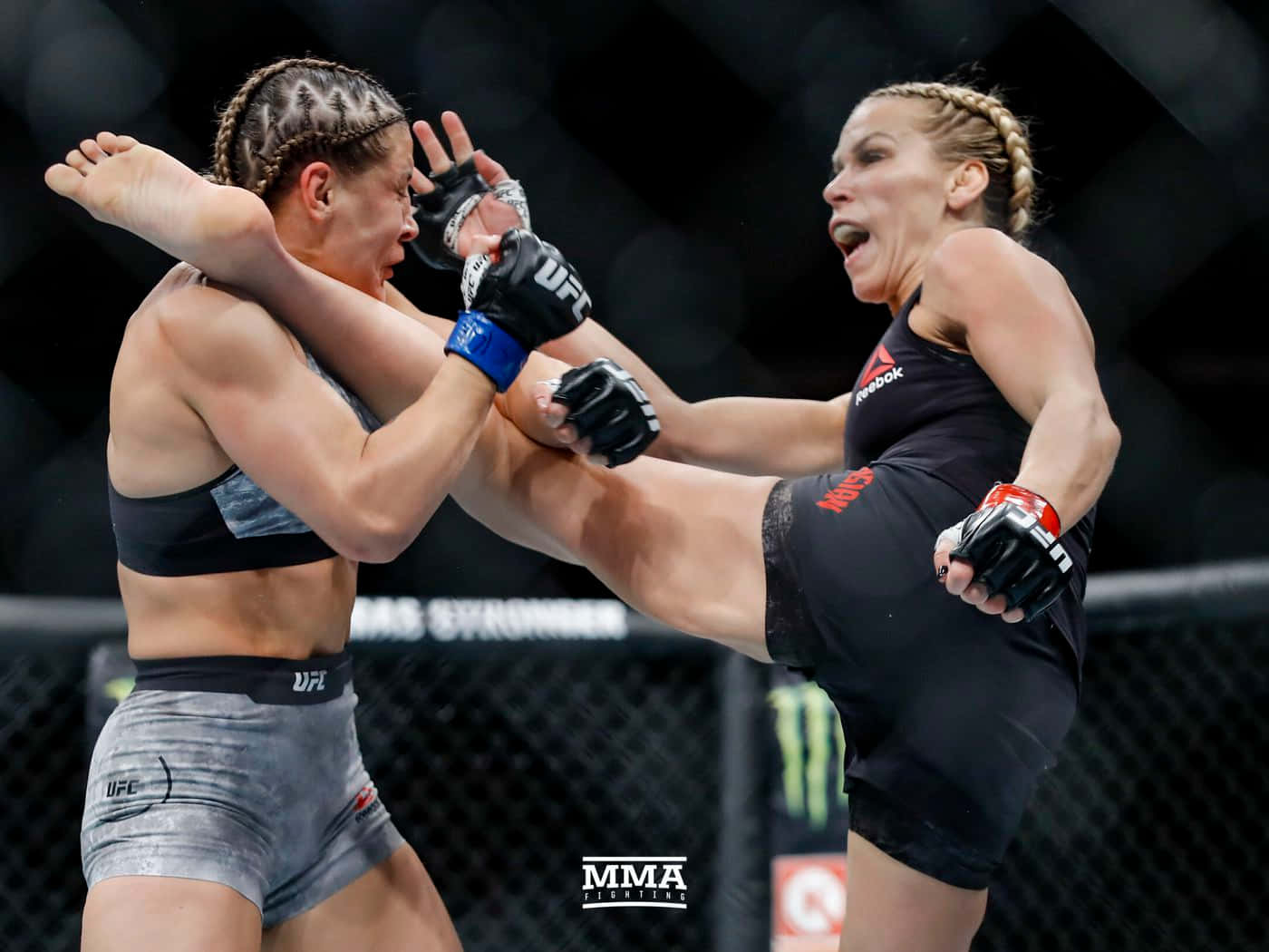 Katlyn Chookagian Kicking Opponent Background