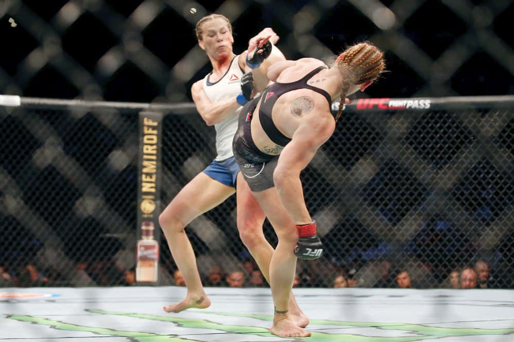 Katlyn Chookagian Masterfully Evading An Attack During A Match.