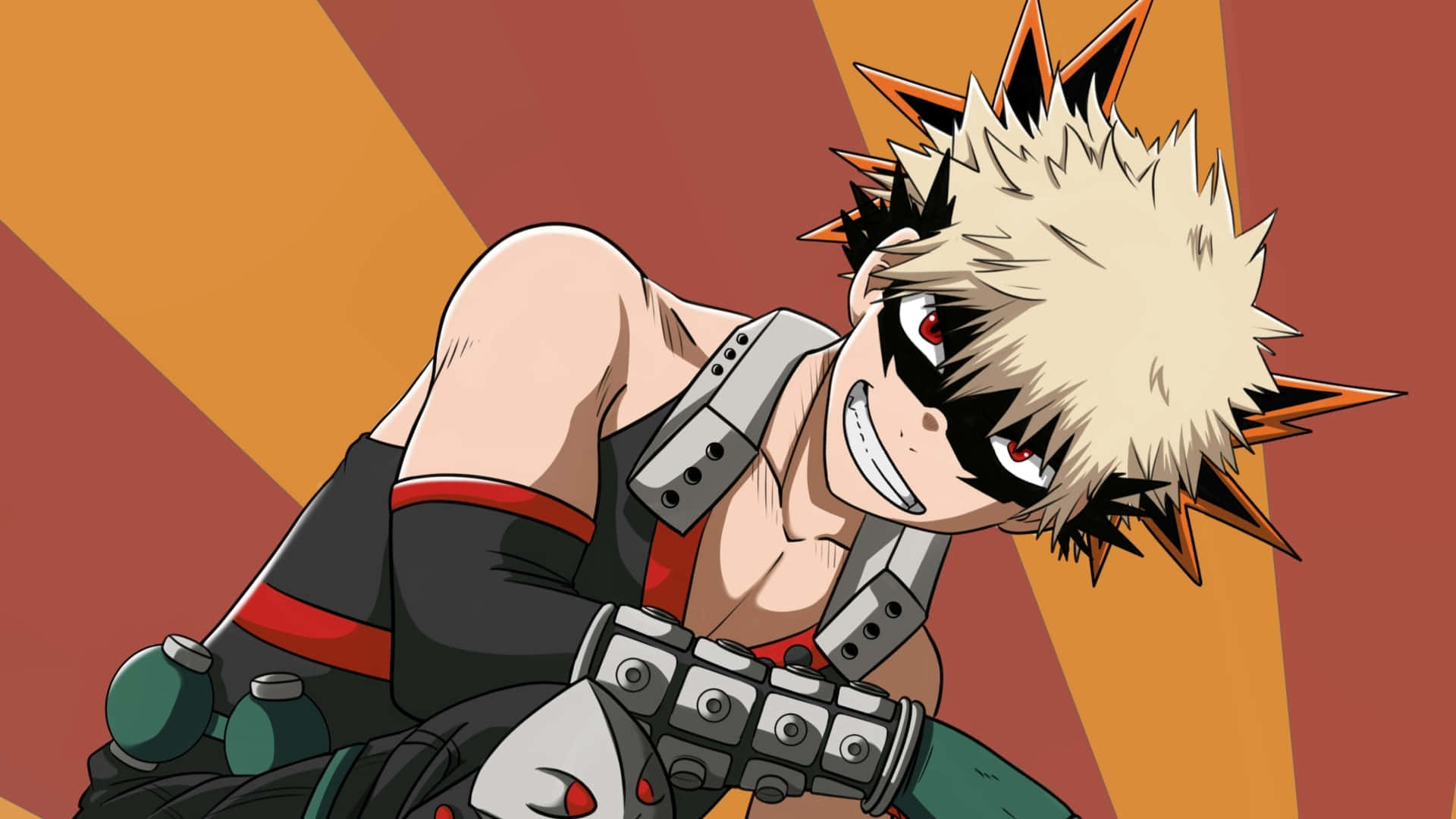Katsuki Bakugo Explosive Pose4 K Background
