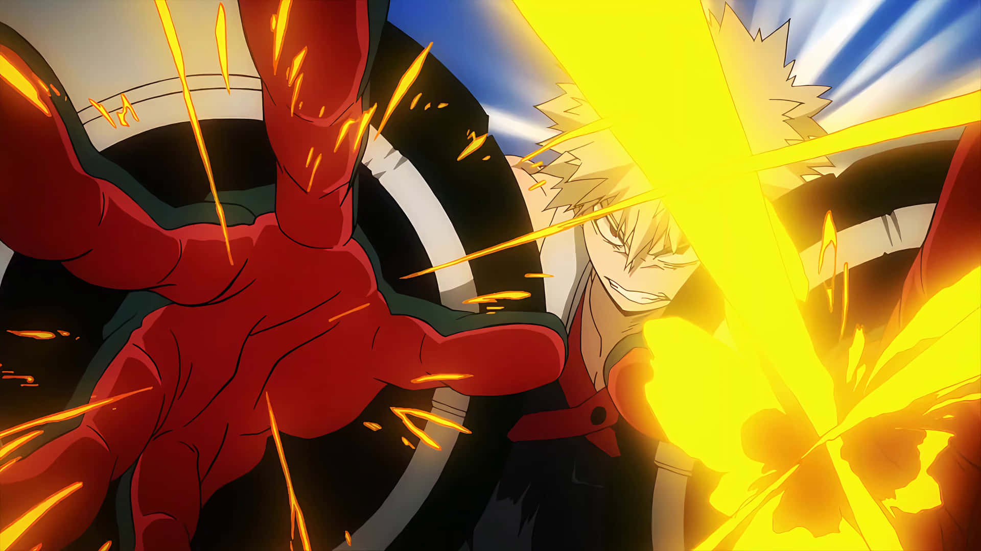 Katsuki Bakugo Explosive Power4 K Background