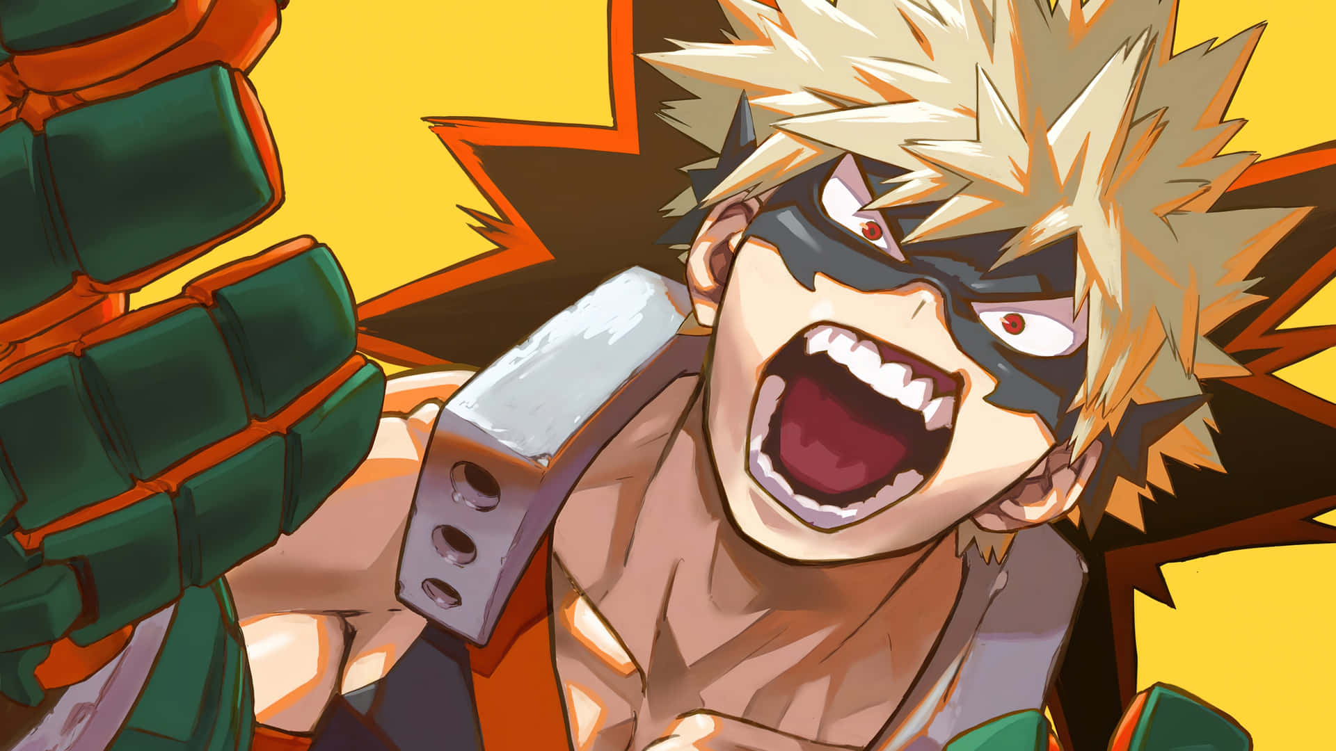 Katsuki Bakugo Explosive Power4 K Background