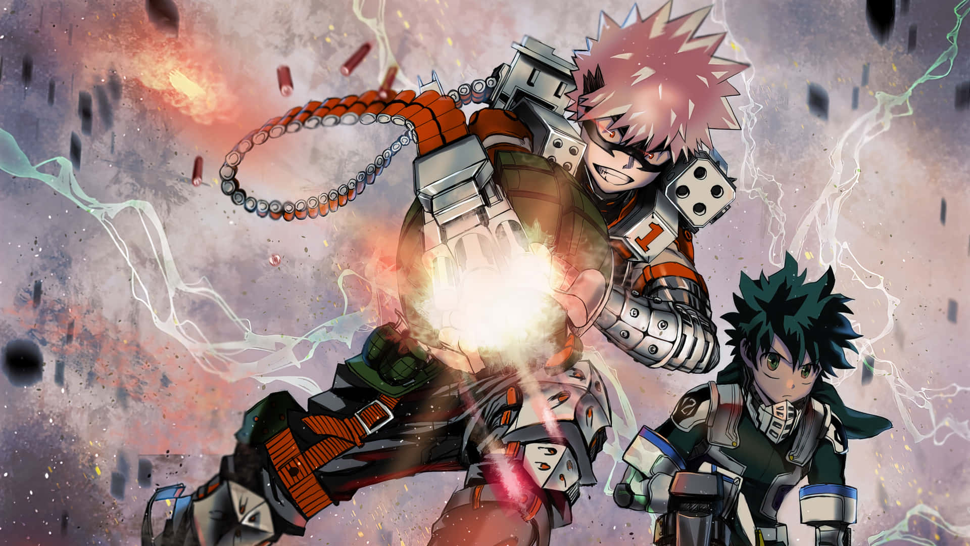 Katsuki Bakugo Explosive Power4 K Wallpaper Background