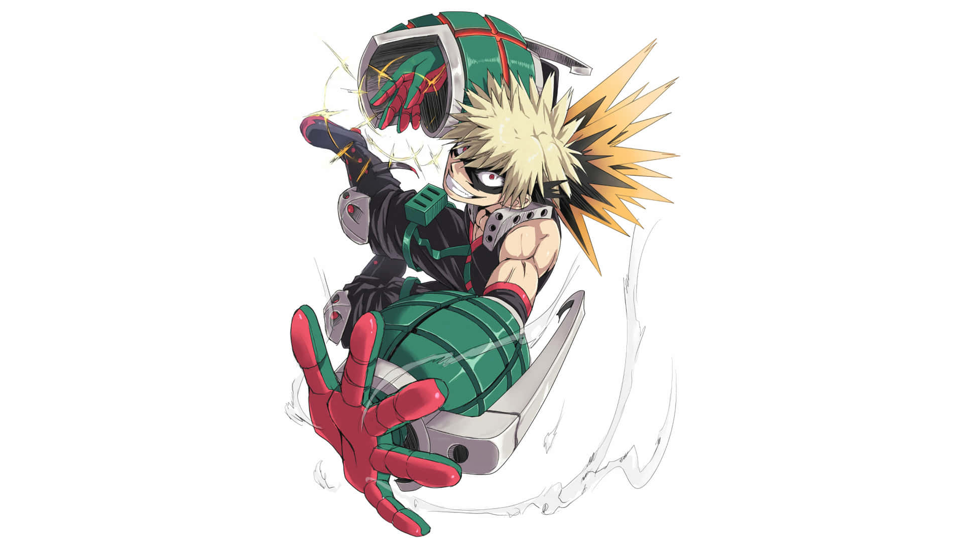Katsuki Bakugo Explosive Power4 K Background