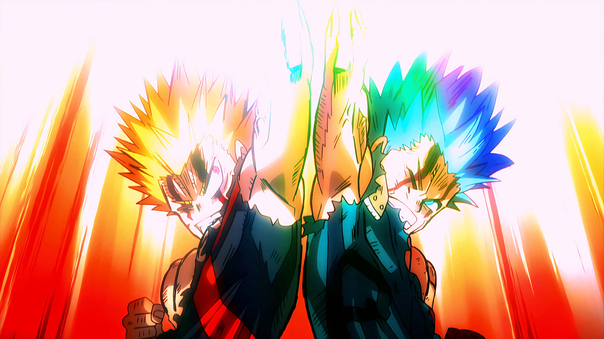 Katsuki Bakugo Power Explosion4 K Background