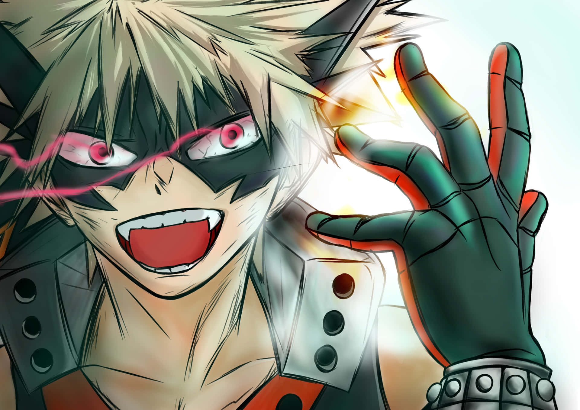 Katsuki Bakugo Power Unleashed4 K Background