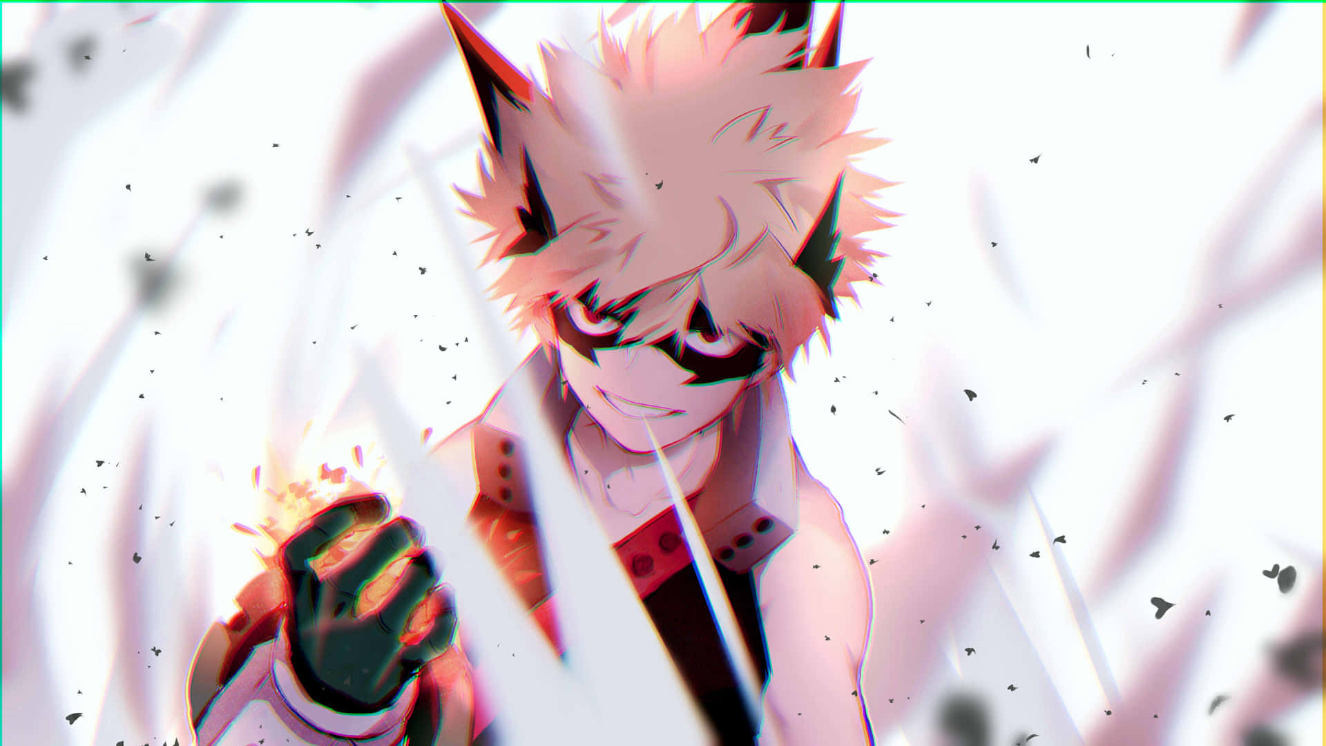 Katsuki Bakugo Power Unleashed4 K Background