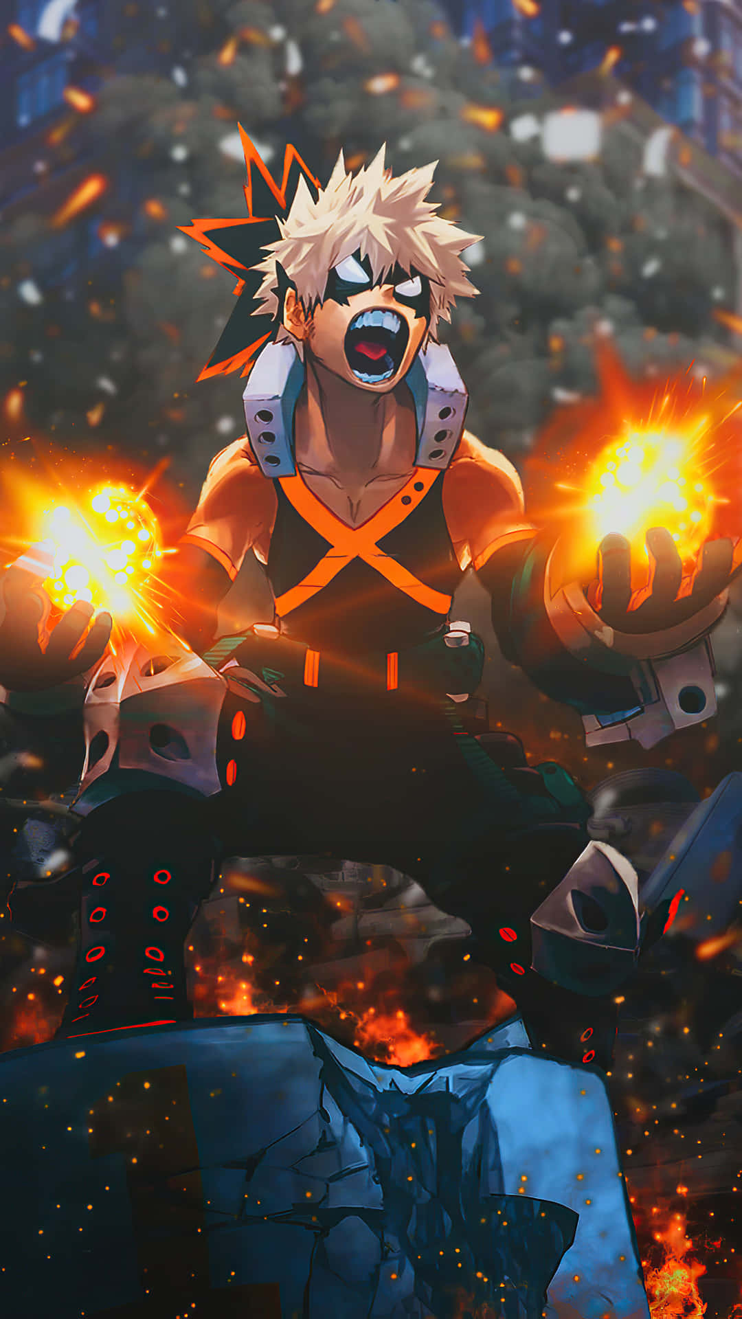 Katsuki Bakugo, The Fiery-tempered Hero Of My Hero Academia Background