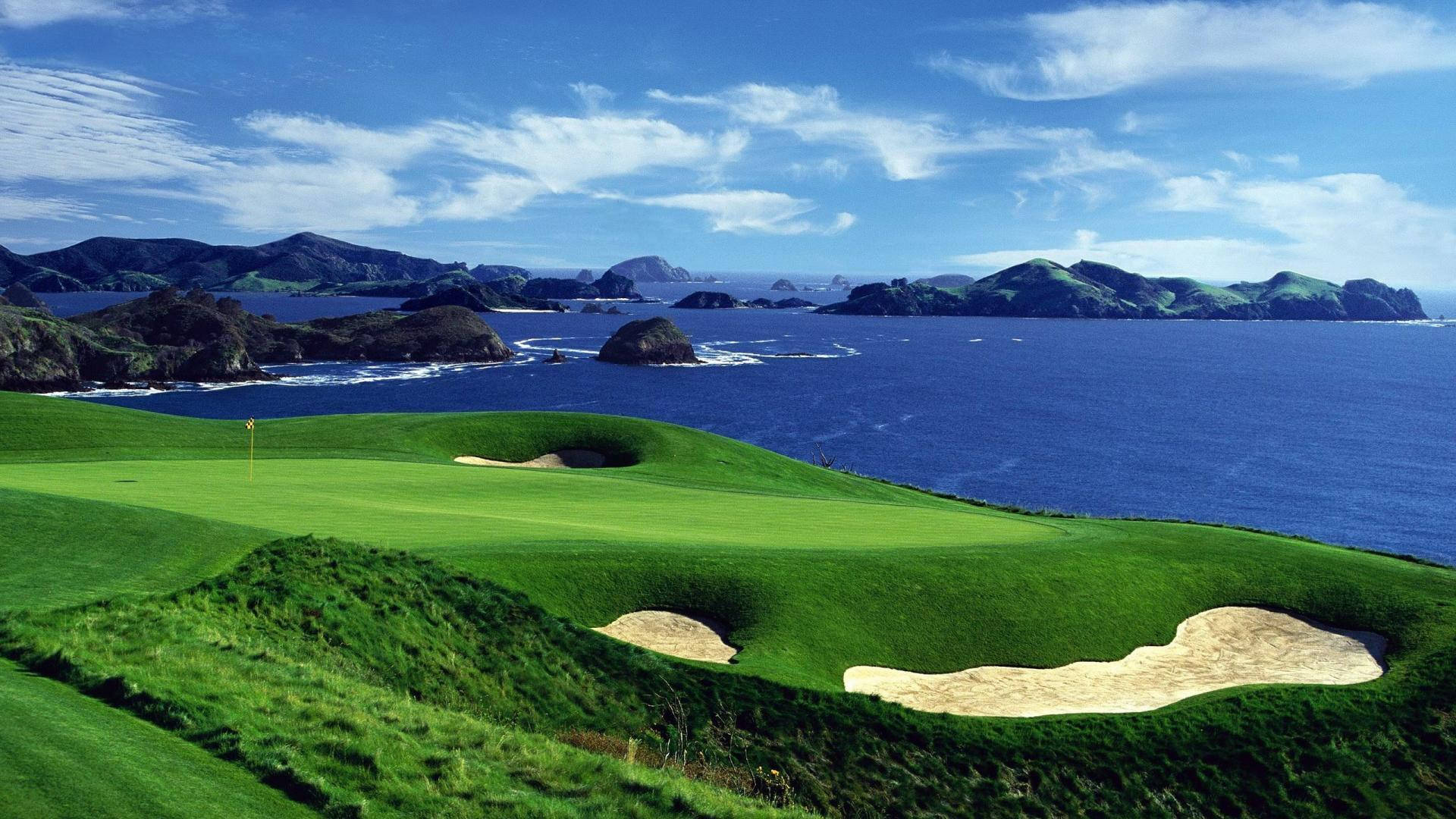 Kauri Cliffs Golf Course Desktop Background