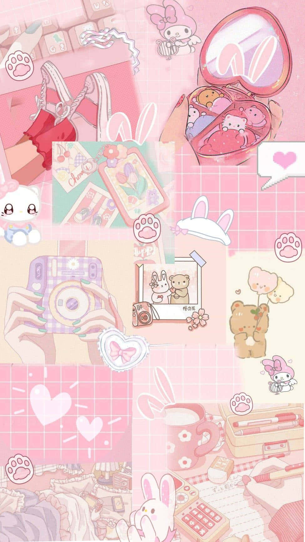 Kawaii Collage Aesthetic Wallpaper