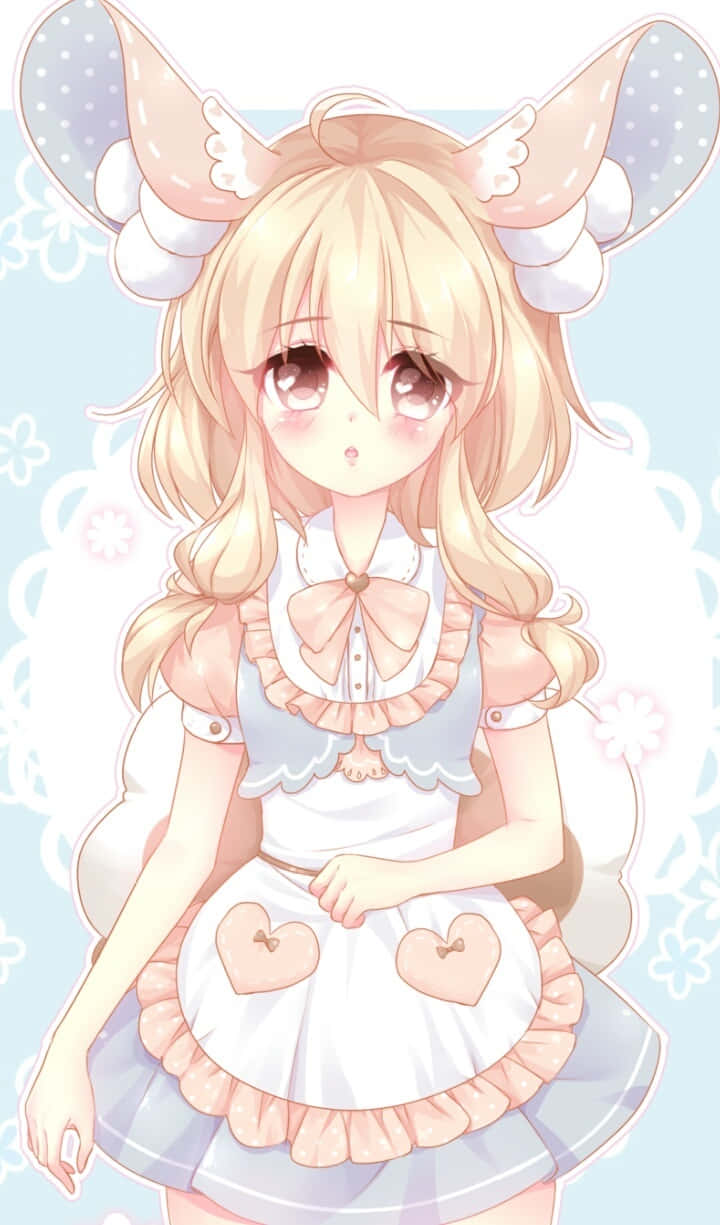 Kawaii Cute Anime Fashion Style Background