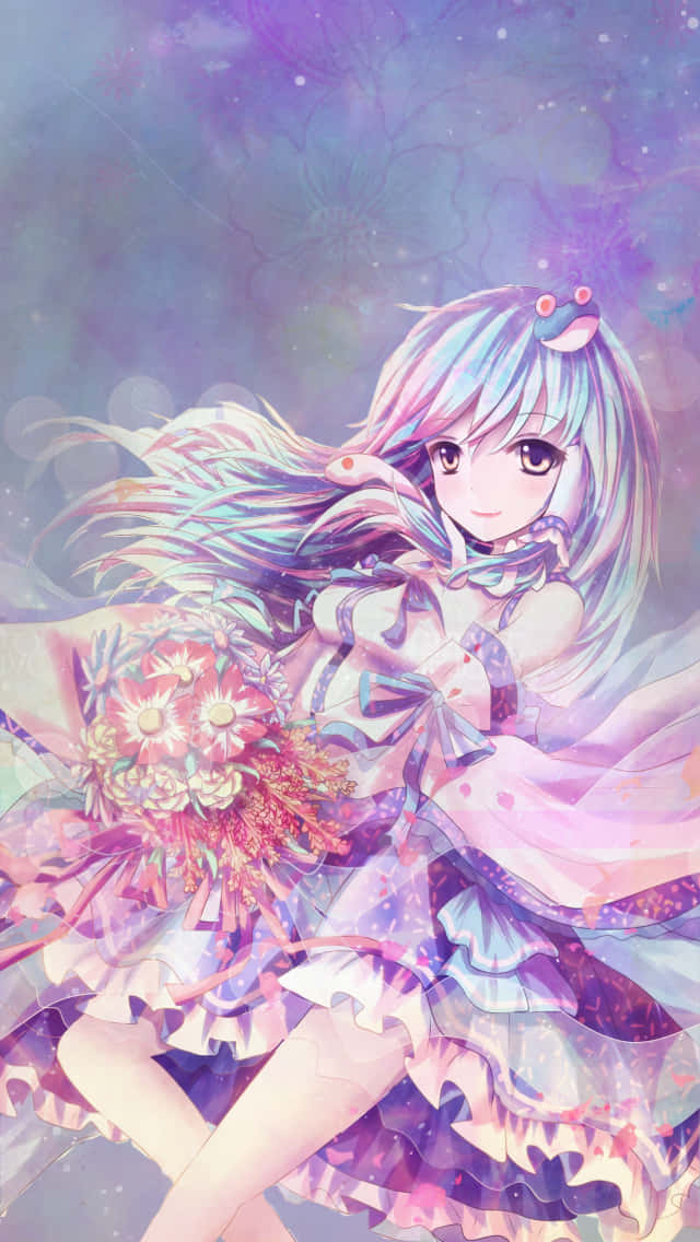 Kawaii Cute Anime Flower Bouquet