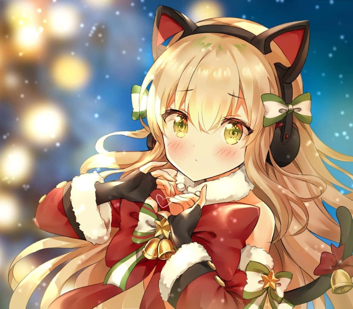 Kawaii Cute Anime Lovely Lady Background