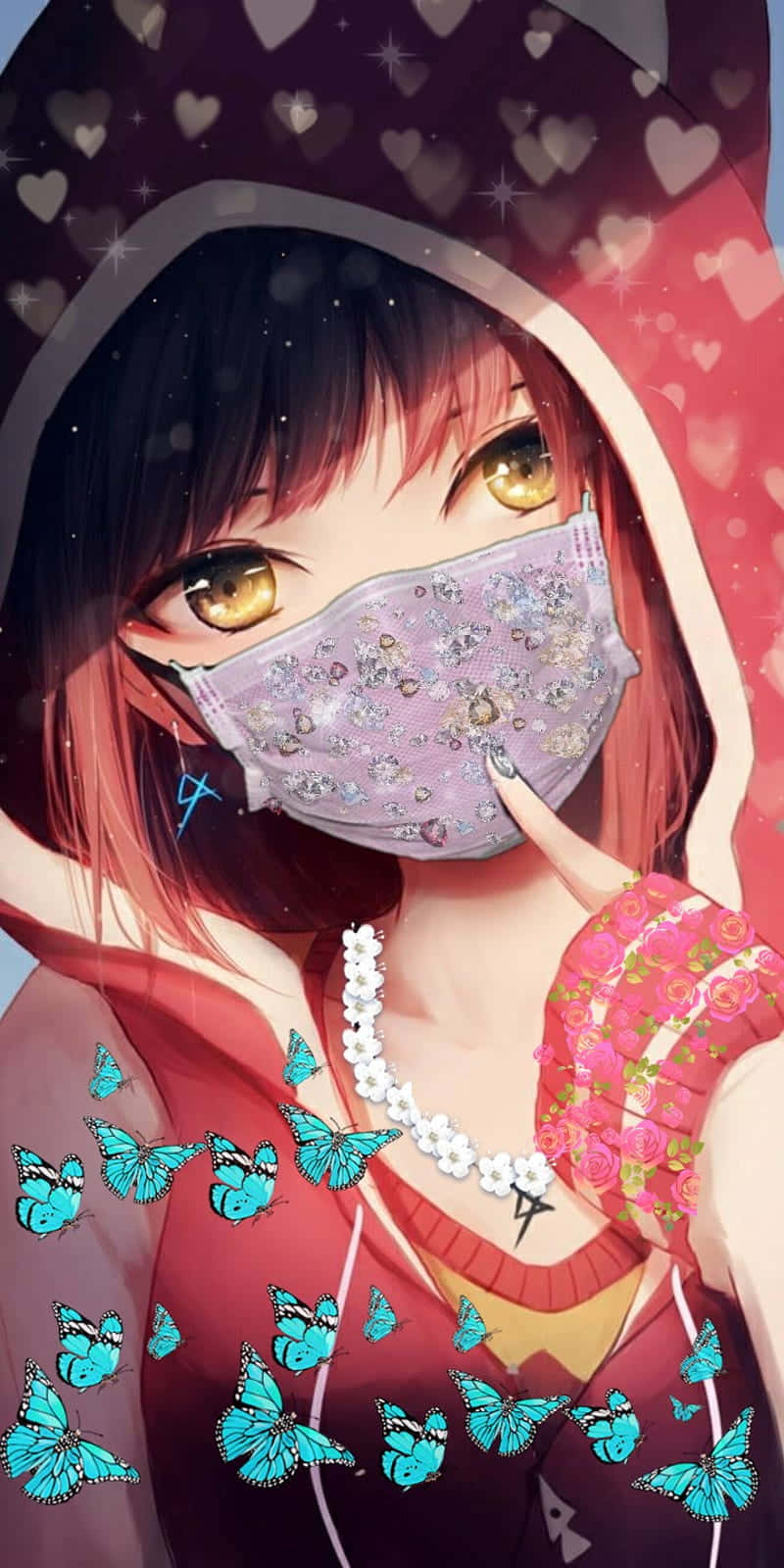 Kawaii Cute Anime Zero Two Background