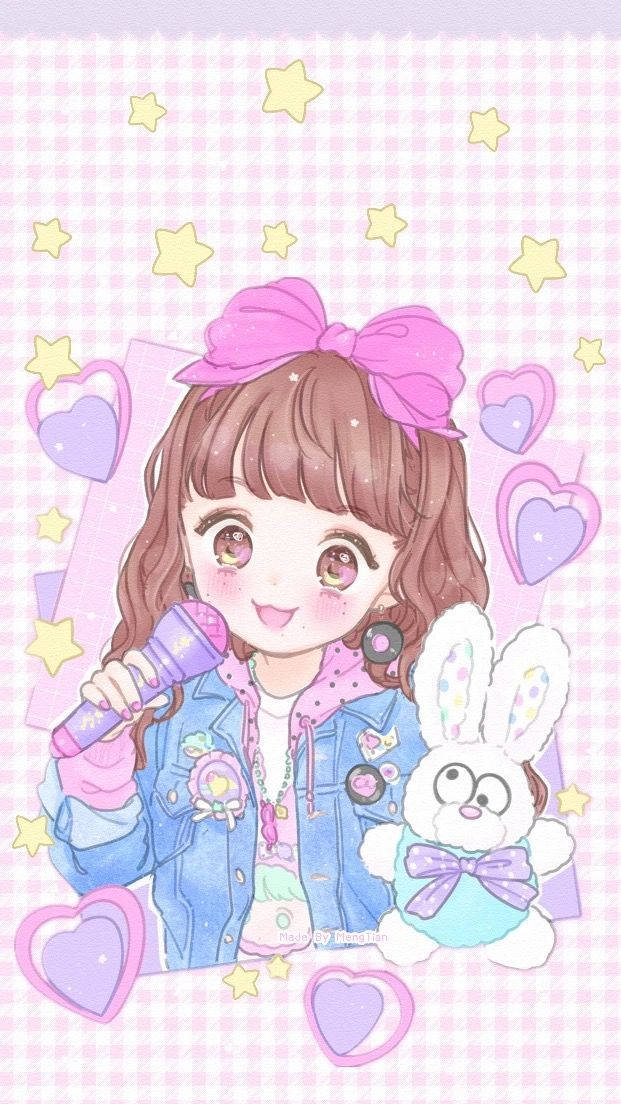 Kawaii Cute Girly Singer