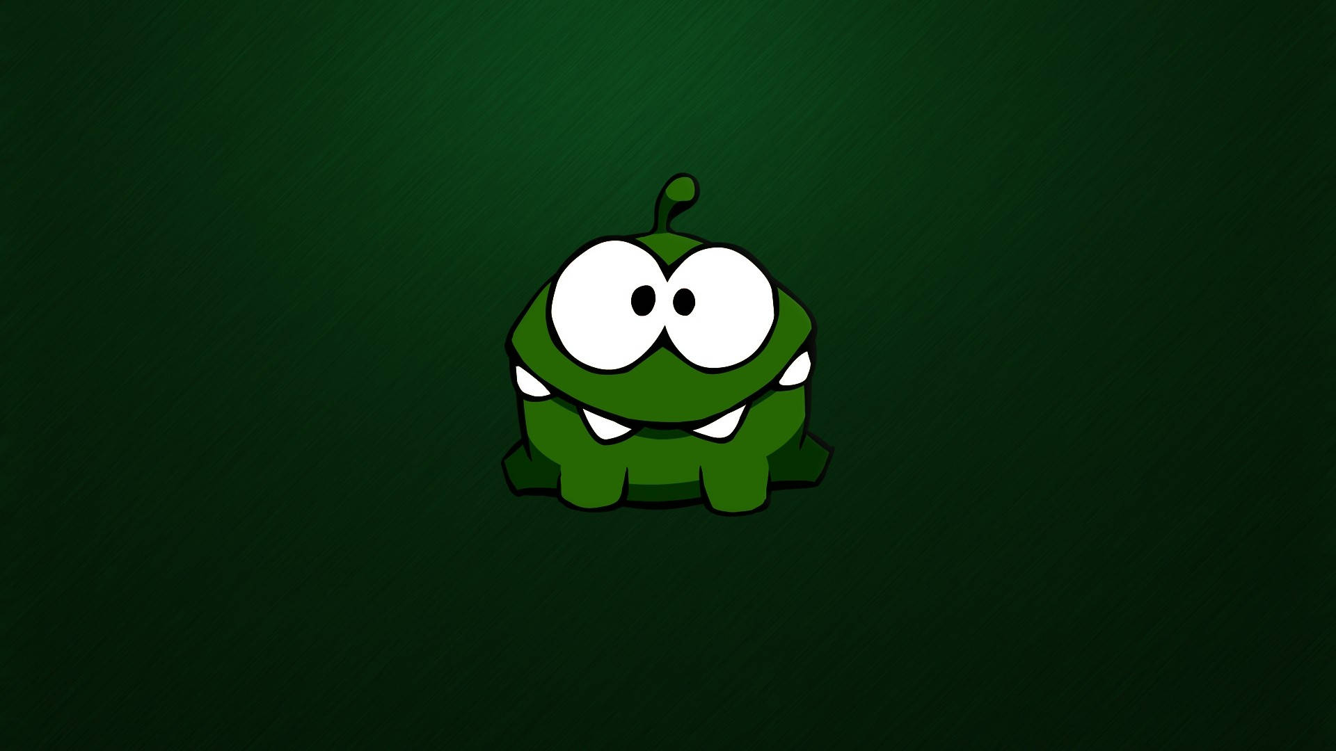 Kawaii Frog Dark Green Background