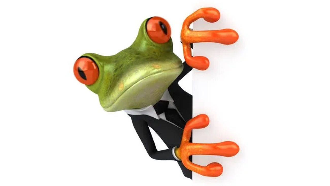 Kawaii Frog In A Suit