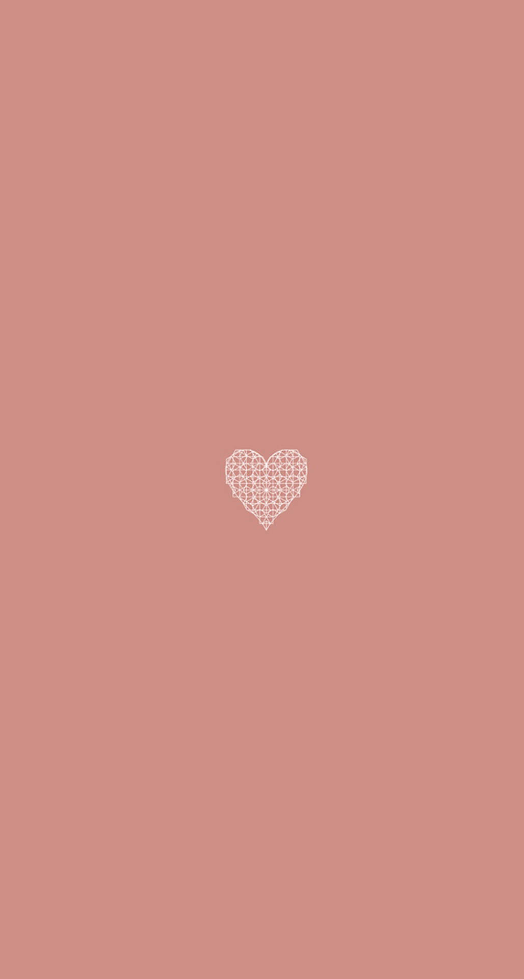 Kawaii Heart Iphone Design Background