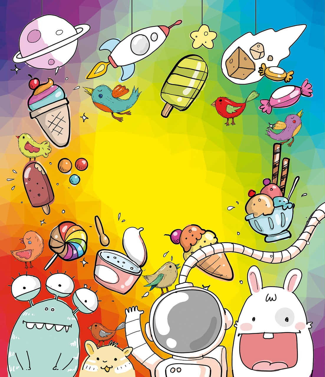 Kawaii Japanese Street Fashion Background